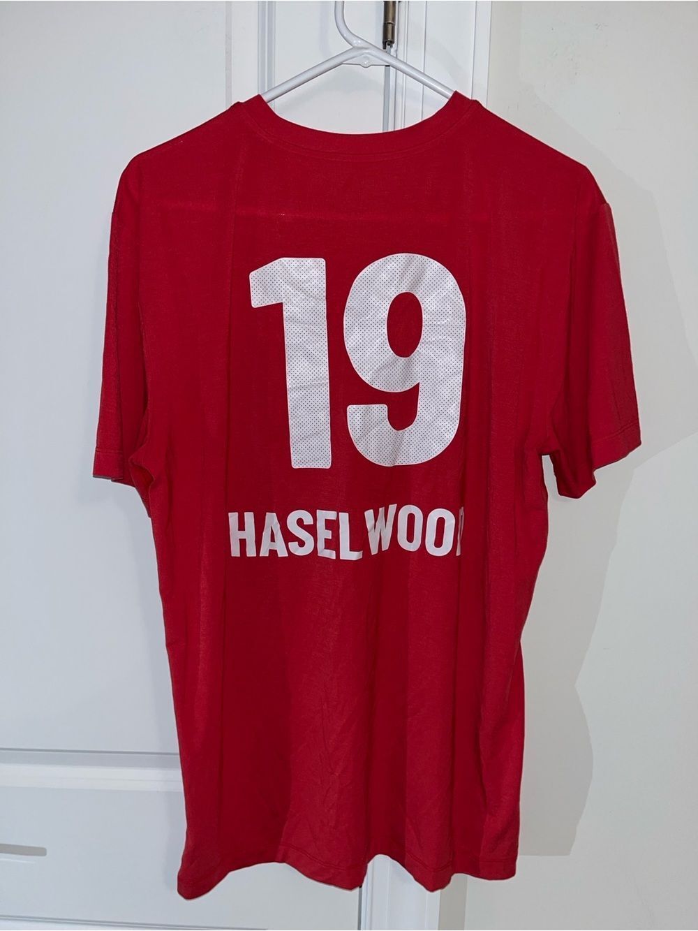 NO BULL NFL Combine Auth. compression Shirt Jadon Haselwood Arkansas Razorback L